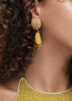Saule LabelDalia Earrings in Gilded Gold