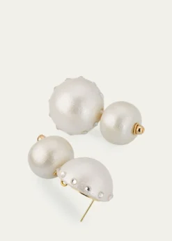 Saule LabelLivia White Heron Earrings
