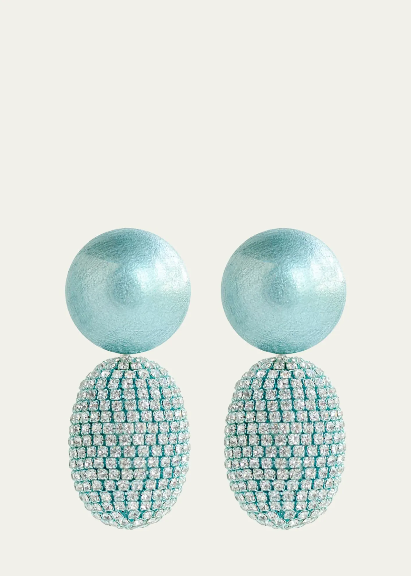Saule LabelSelena Clip-On Earrings in Azure Dream
