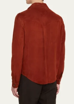 SAVASMen's Lowry Leather Shirt Jacket