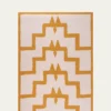 Saved NYBodrum Sea Salt and Mustard Blanket, 51" x 71"