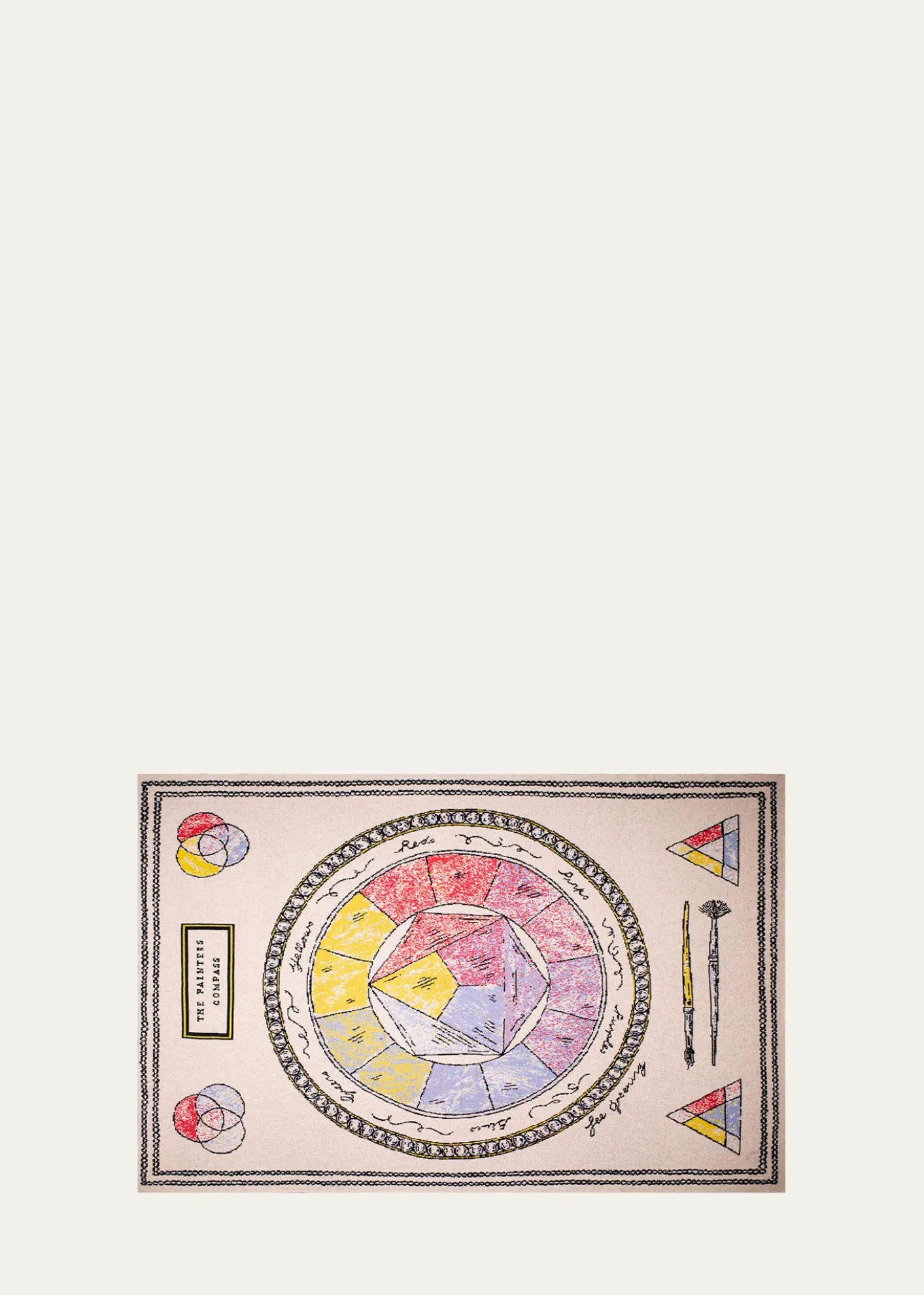 Saved NYPainters Compass Throw by Fee Greening