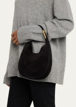 SavetteFlorence Small Suede Hobo Bag