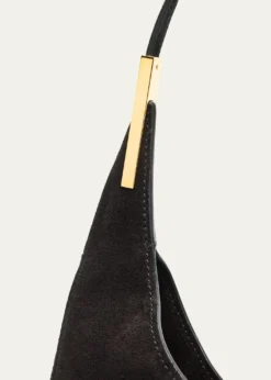 SavetteFlorence Small Suede Hobo Bag