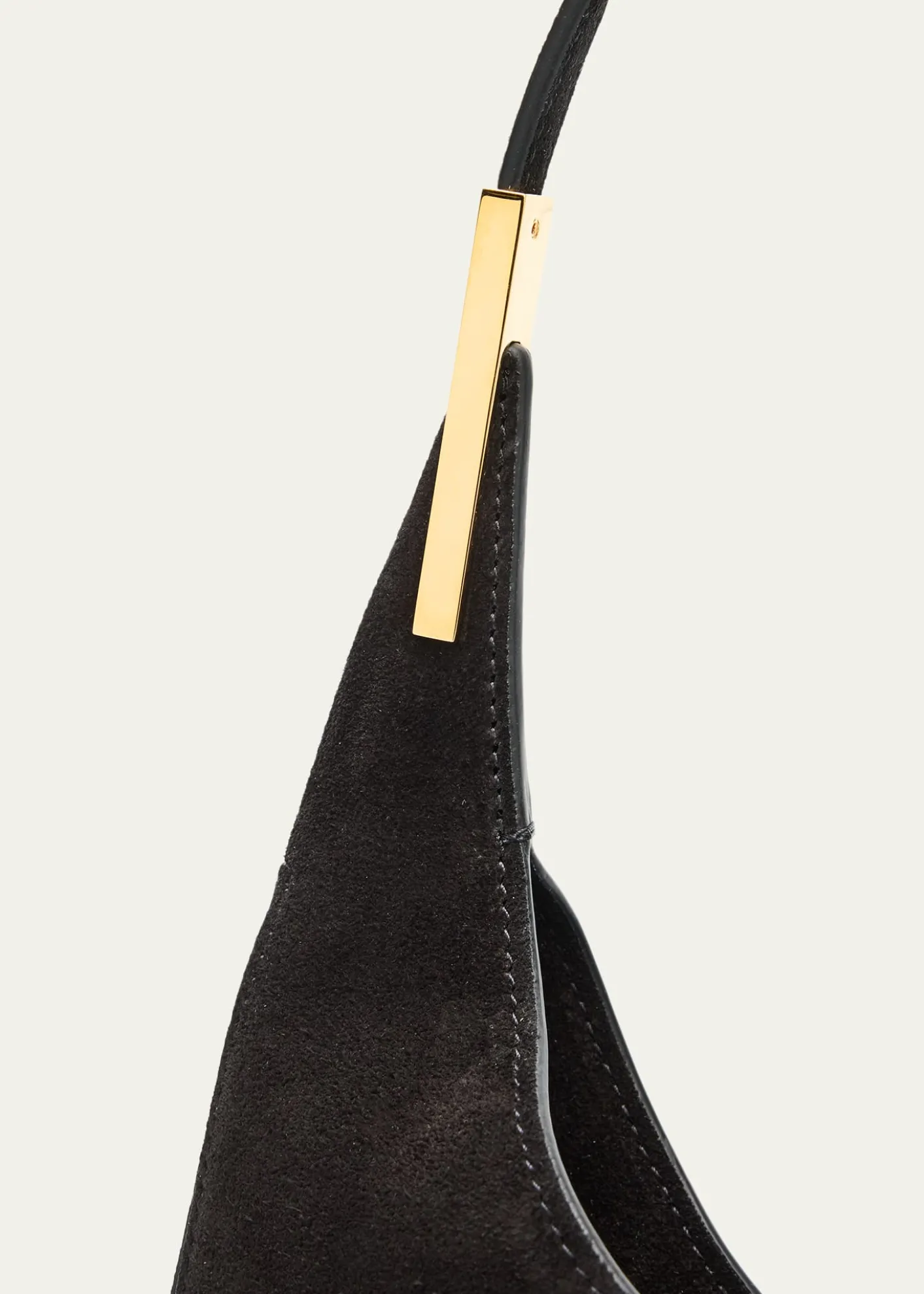 SavetteFlorence Small Suede Hobo Bag
