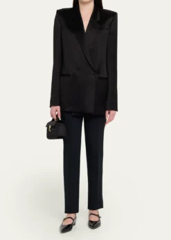 SavetteSymmetry Satin Pochette Top-Handle Bag