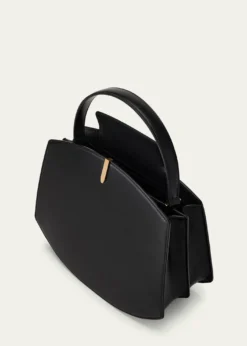 SavetteThe Florence Leather Top-Handle Bag