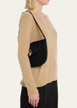 SavetteThe Tondo Suede Hobo Bag
