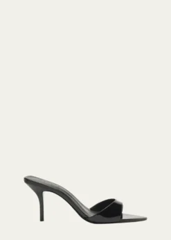 SchutzElodie Patent Stiletto Mule Sandals