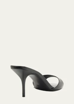 SchutzElodie Patent Stiletto Mule Sandals