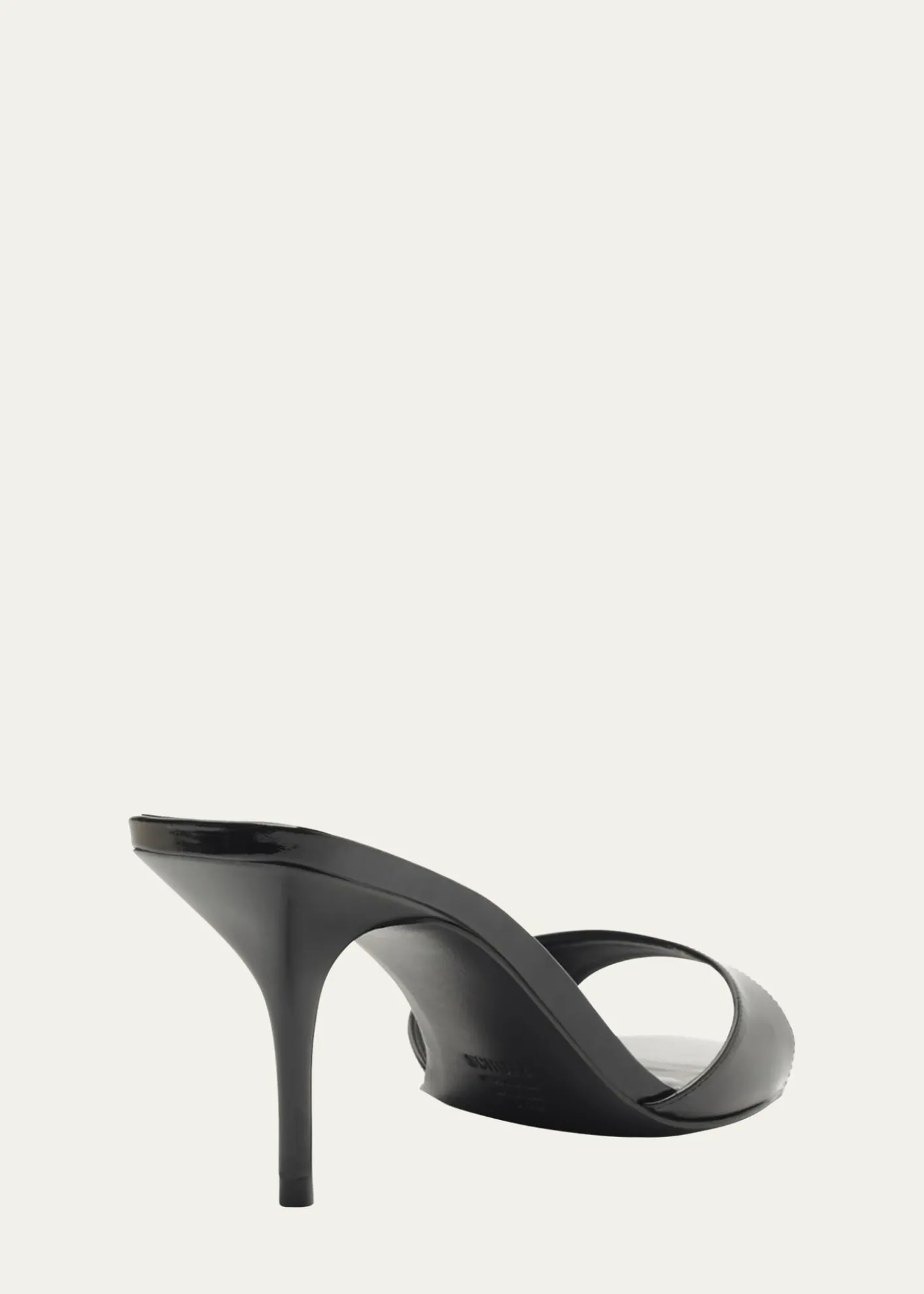 SchutzElodie Patent Stiletto Mule Sandals