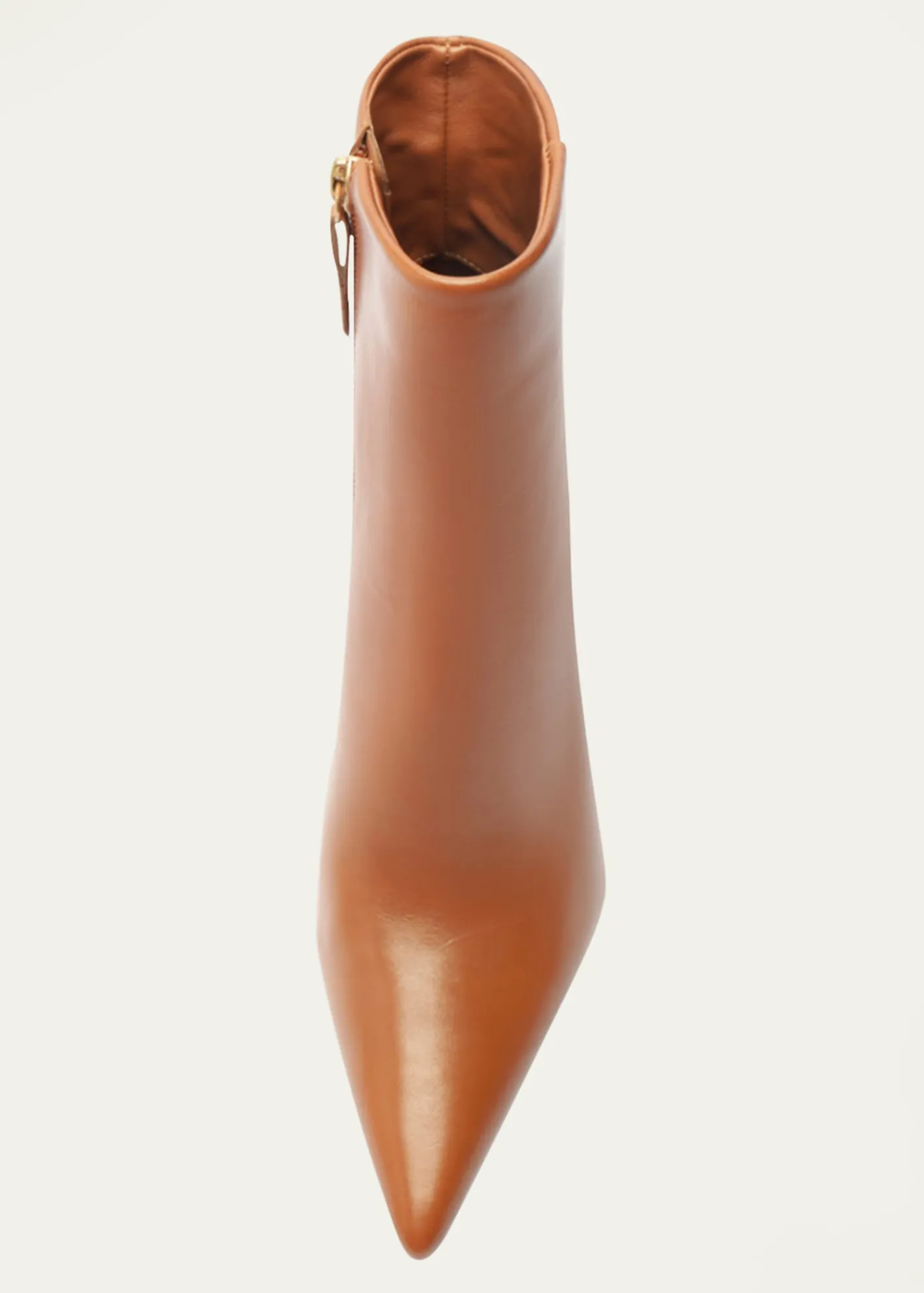 SchutzMikki Leather Stiletto Zip Booties