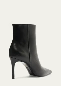 SchutzMikki Leather Stiletto Zip Booties