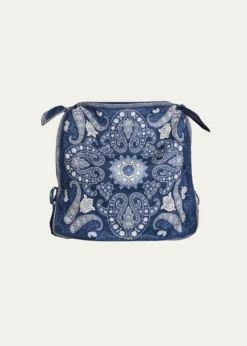 SeaEmelina Printed Tie-Side Mini Skirt