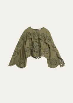SeaGardener Embroidered Blouse