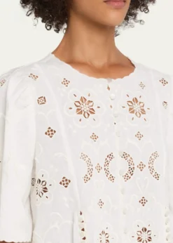SeaGardener Embroidered Top