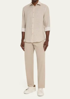 SeaseMen's Cotton Chino Tech Pants