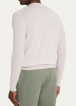 SeaseMen's Herringbone Henley Sweater