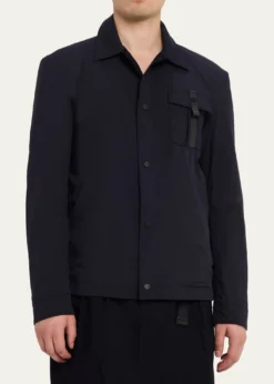SeaseMen's Jib Set Stretch Nylon Overshirt