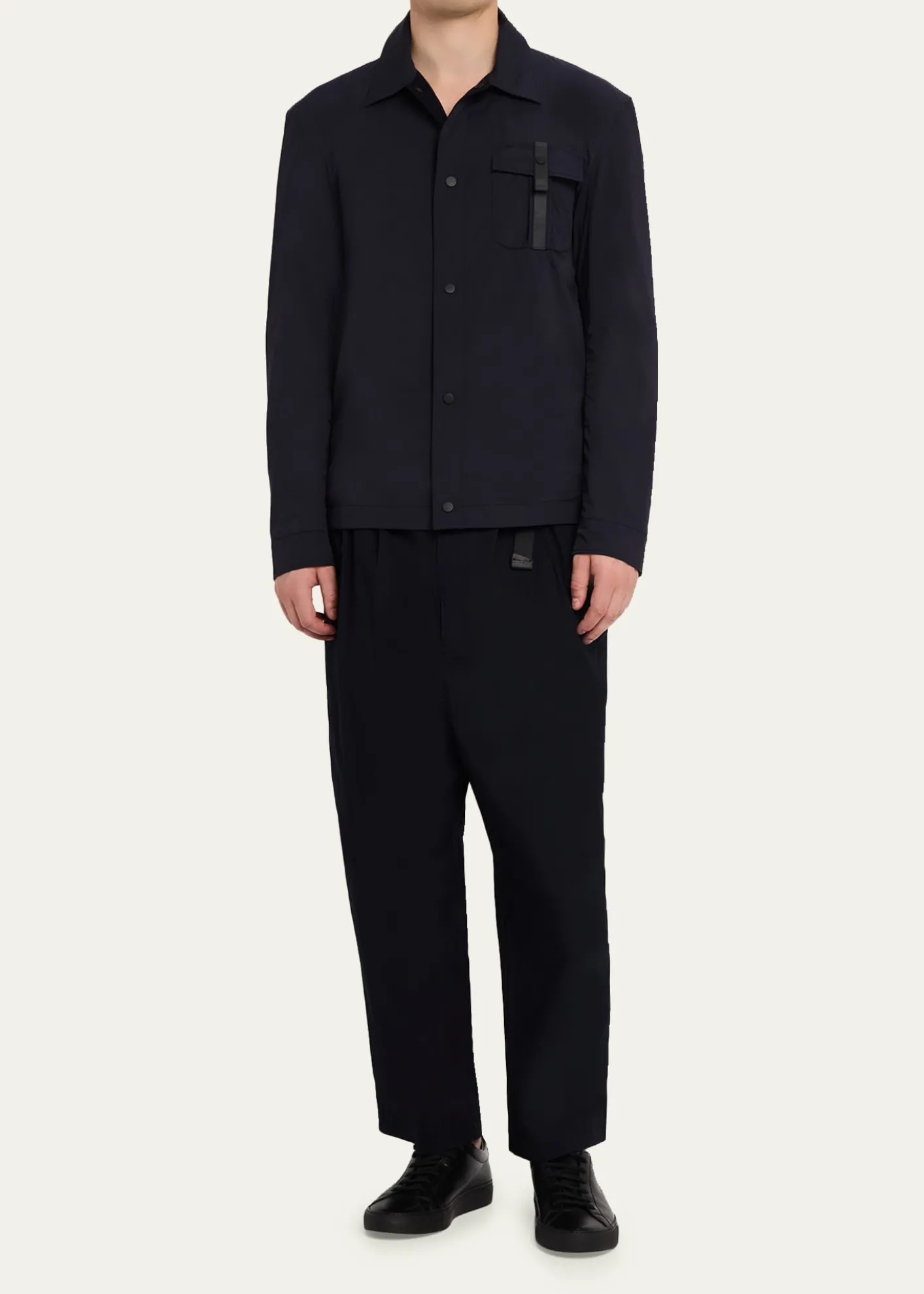SeaseMen's Jib Set Stretch Nylon Overshirt