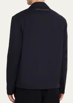 SeaseMen's Jib Set Stretch Nylon Overshirt