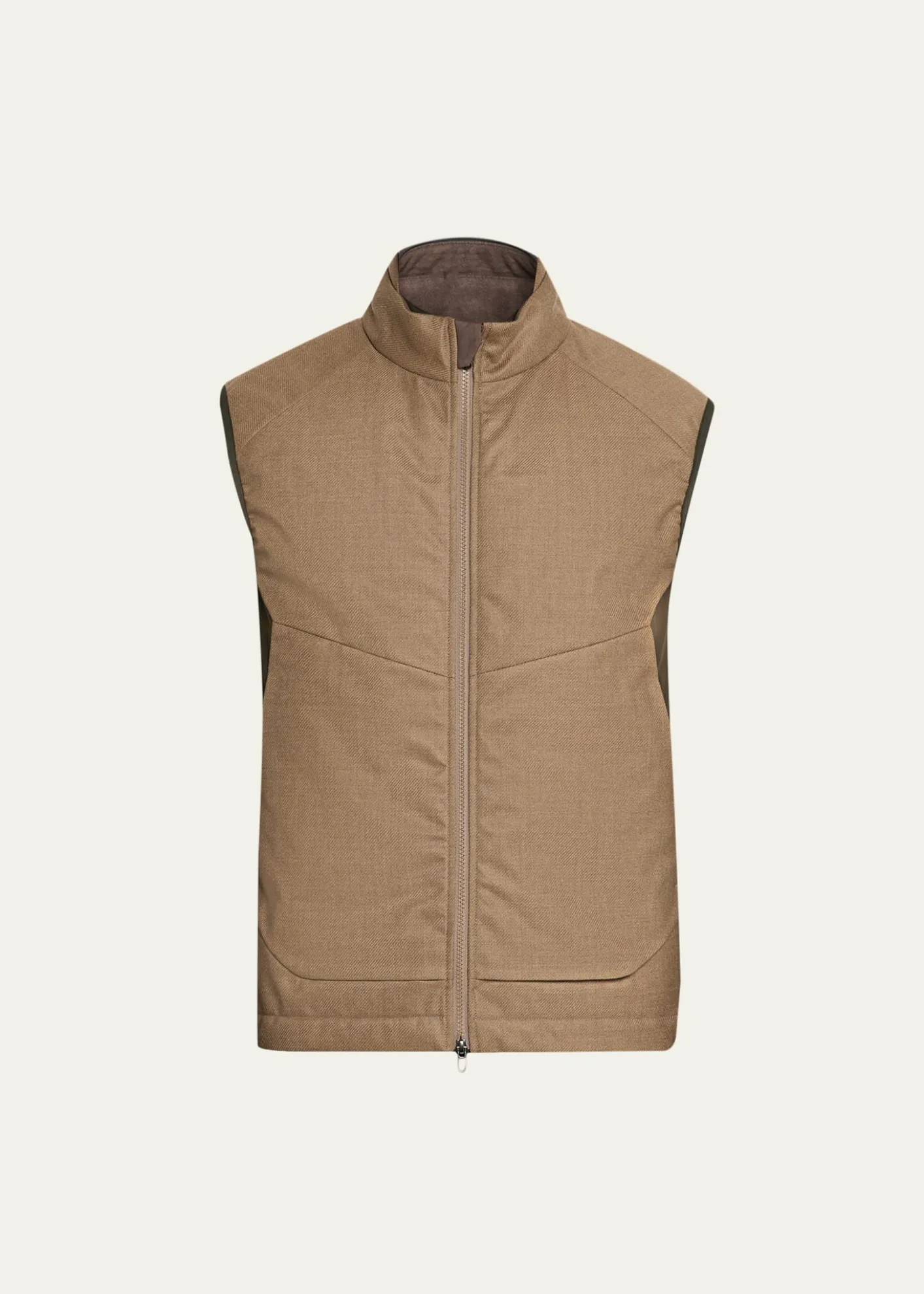SeaseMen's Predator 3.0 Wool and Cashmere Full-Zip Vest