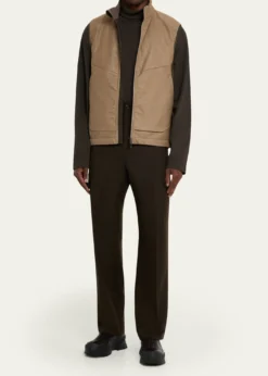 SeaseMen's Predator 3.0 Wool and Cashmere Full-Zip Vest