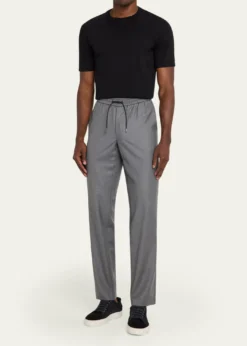 SeaseMen's Summer Mindset Flannel Drawstring Pants