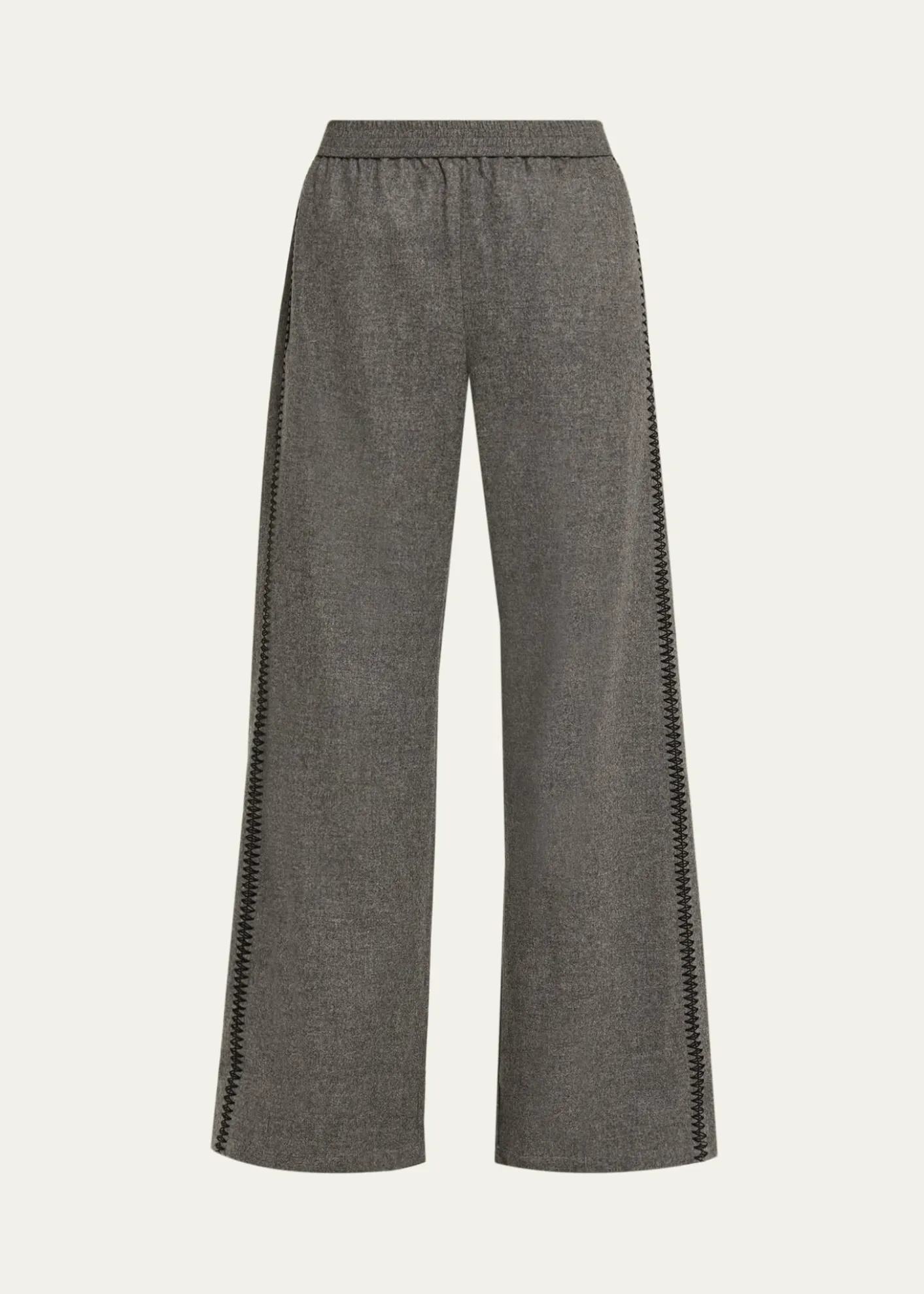SeblineMarocaine Side-Stripe Straight-Leg Pajama Pants