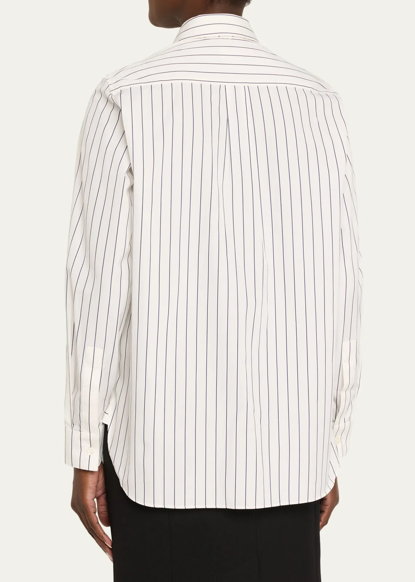 SeblineStriped Neck-Tie Button-Down Shirt