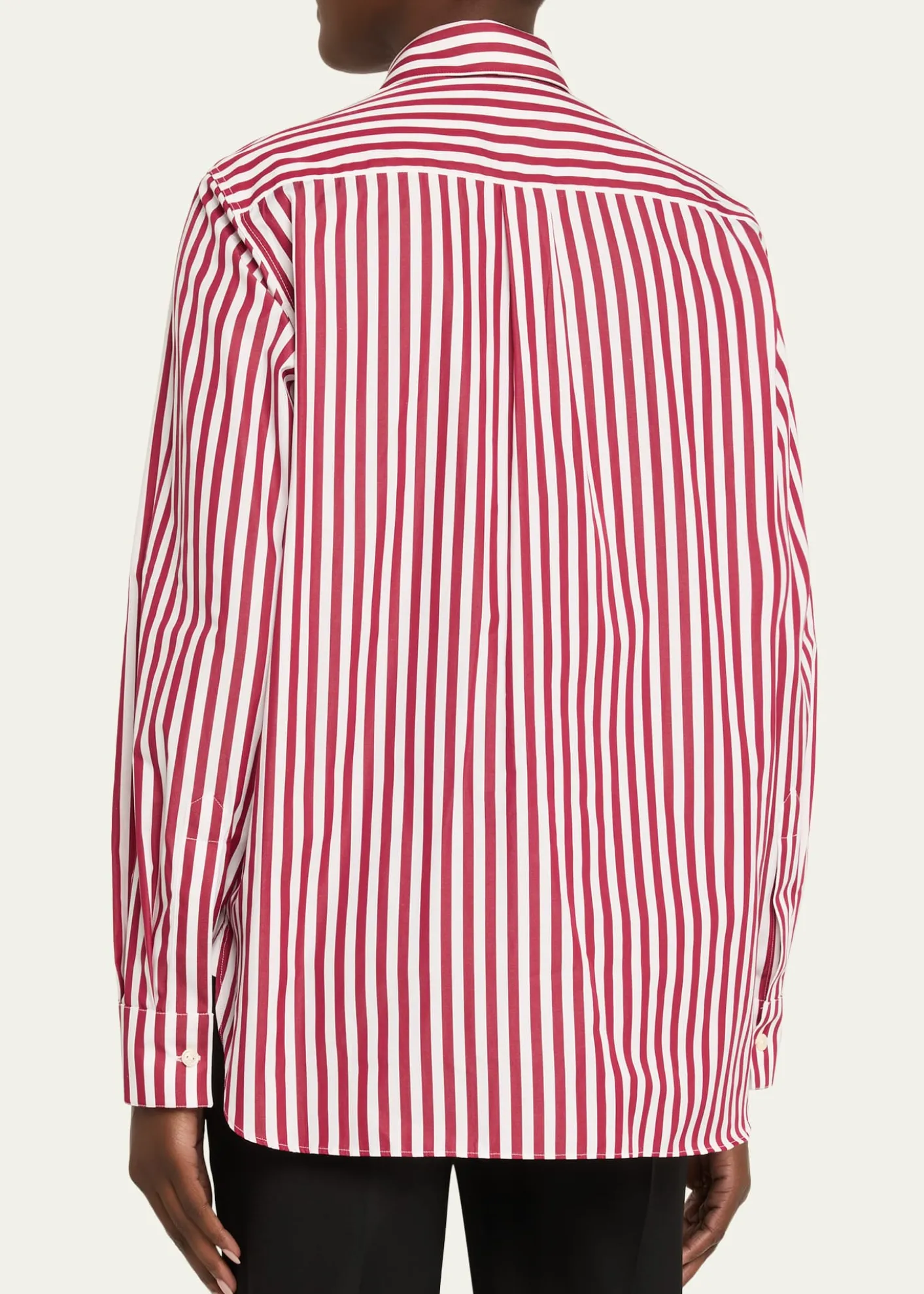 SeblineStriped Neck-Tie Button-Down Shirt