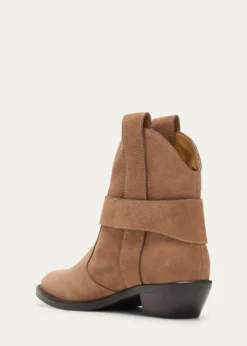 See by ChloeLeather Ring Harness Ankle Booties