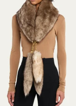 See by ChloeThe Treasure Tails Shearling Scarf
