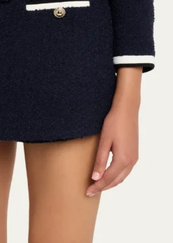 Self-PortraitBelted Boucle Skort