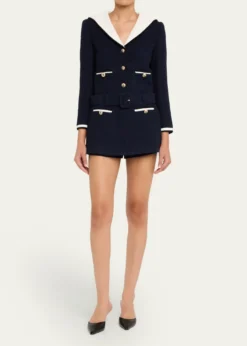 Self-PortraitBelted Boucle Skort