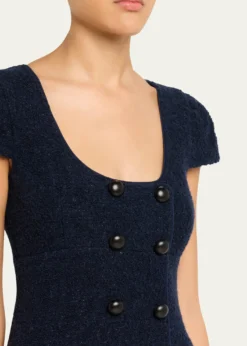 Self-PortraitTextured Boucle Mini Dress