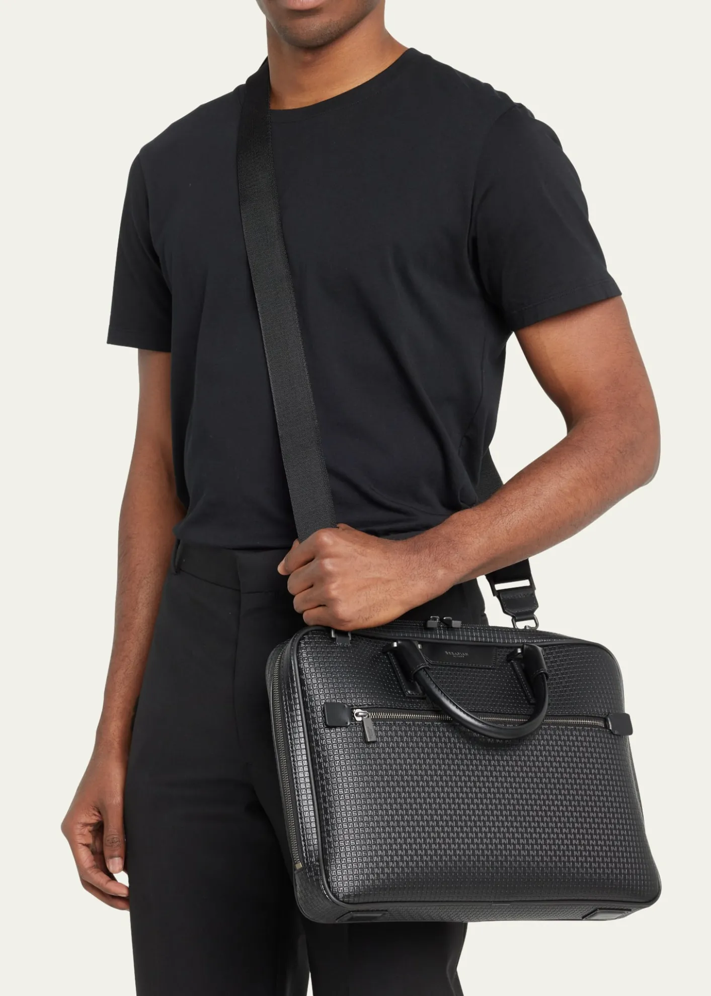 SerapianMen's Extra Slim Stepan Briefcase