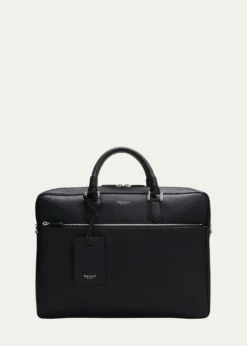 SerapianMen's Cachemire Leather Slim Briefcase