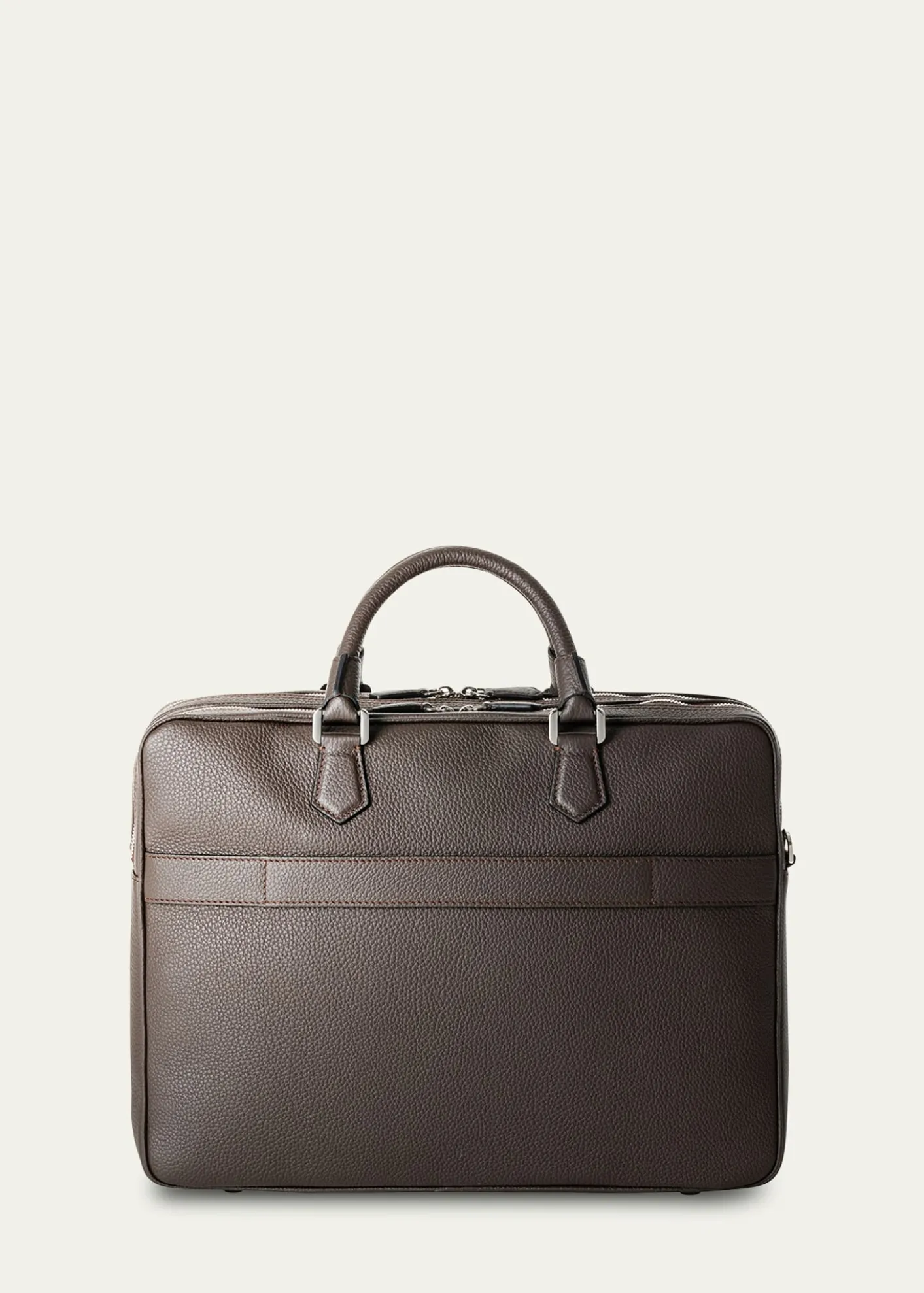 SerapianMen's Cachemire Leather Briefcase