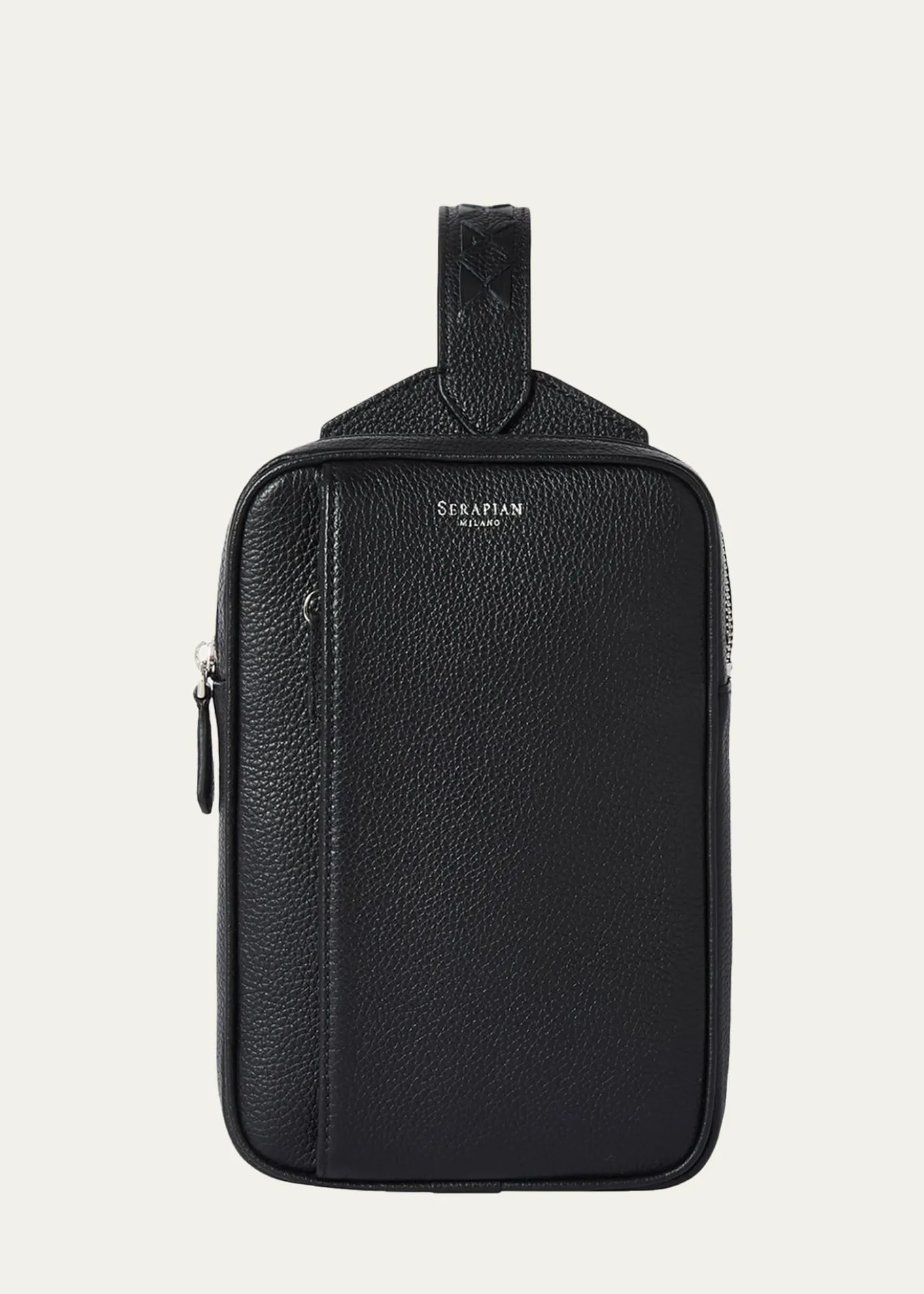 SerapianMen's Cachem Leather Sling Bag