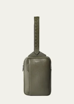 SerapianMen's Cachem Leather Sling Bag