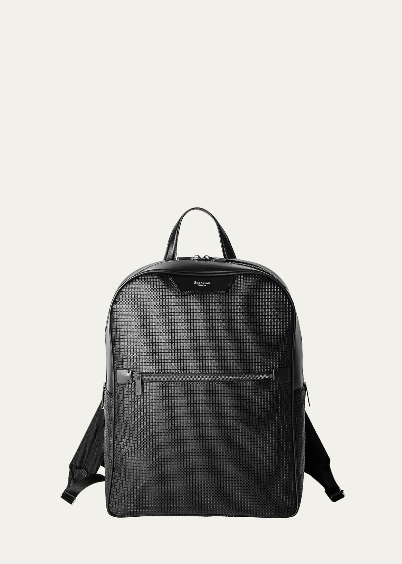 SerapianMen's Stepan and Leather Backpack