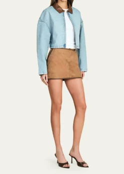 SEROYACoop Cropped Denim Jacket