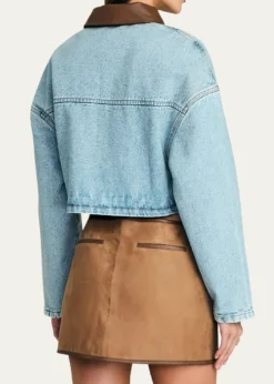 SEROYACoop Cropped Denim Jacket