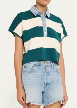 SEROYACorsa Striped Cotton Top