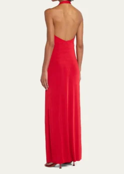 SEROYAKayla Draped Jersey Maxi Dress
