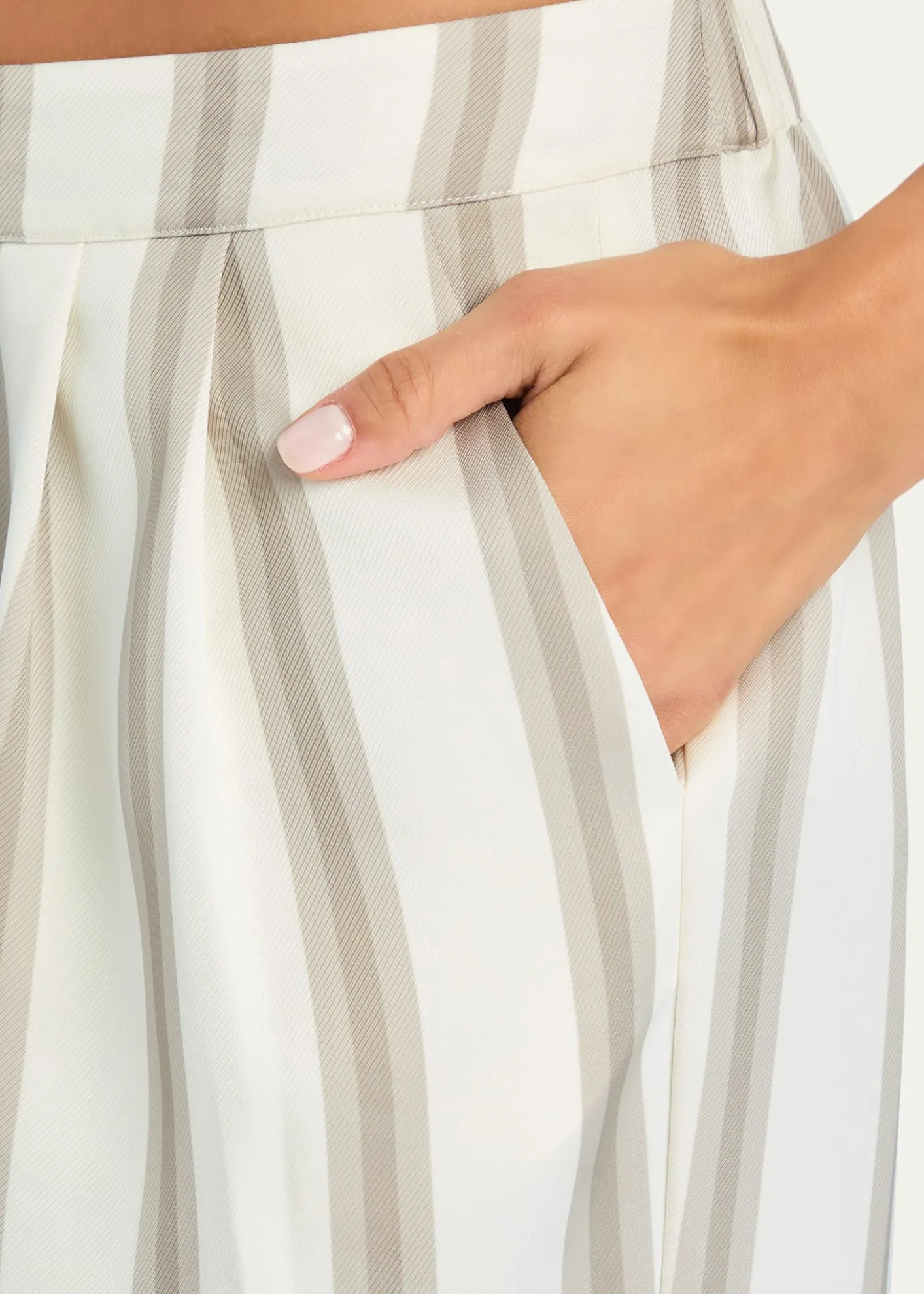 SEROYAMarlowe Striped Satin Pants
