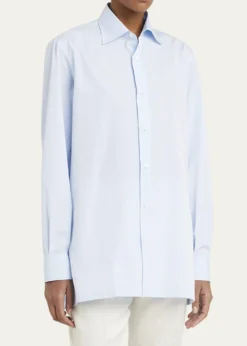 SETCHUButton Down Poplin Shirt