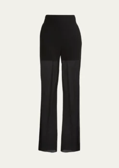 SETCHUDouble Sheer Straight Leg Pants