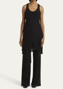 SETCHUDouble Sheer Straight Leg Pants